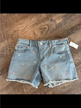NWT Gap Kids Flower Midi Shorts
